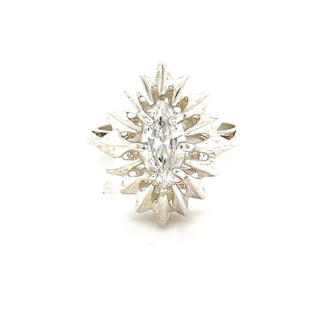 Gorgeous Sterling Silver KABANA CZ Ring‎